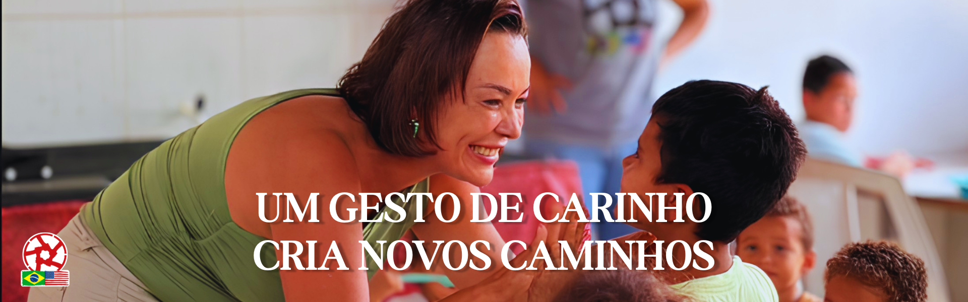 Voluntários reunidos
